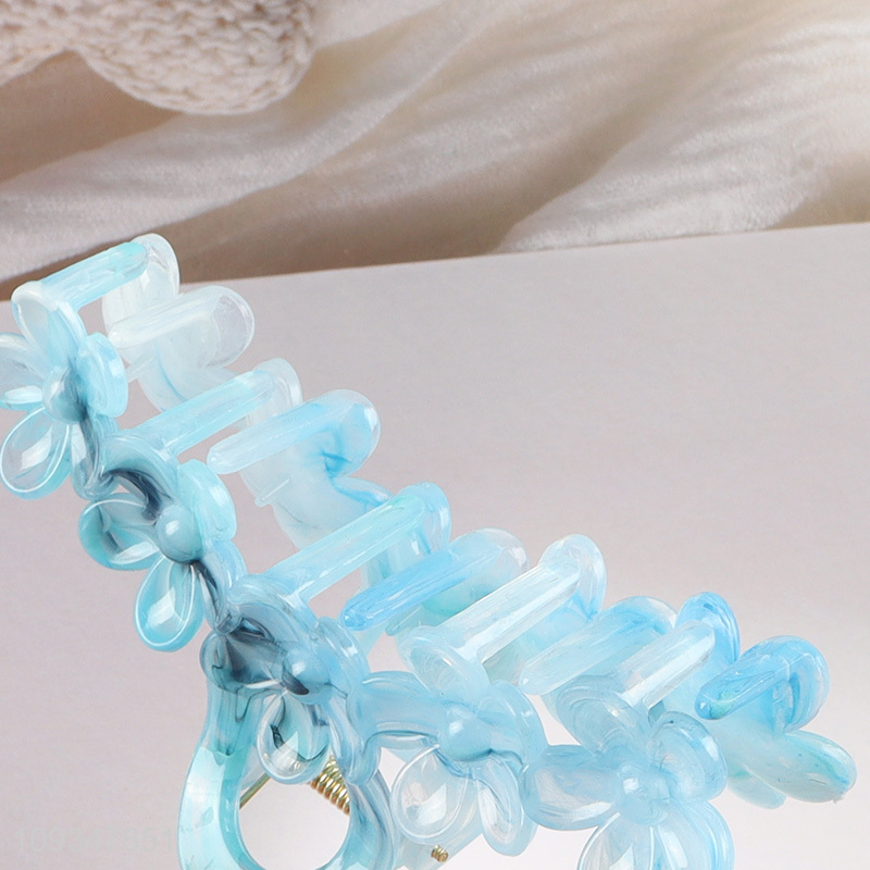Good selling multicolor girls hair claw clips hair accessories