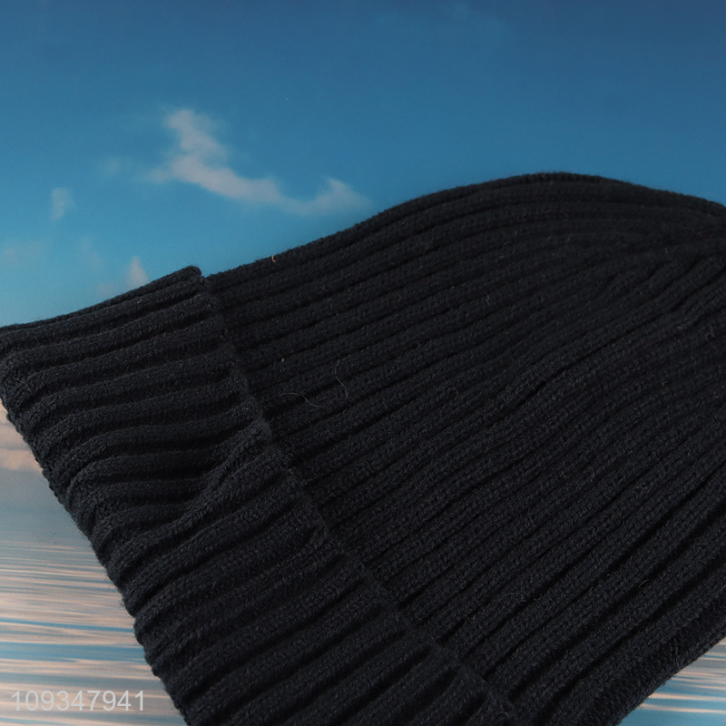 Top quality windproof beanies hat knitted hat for winter