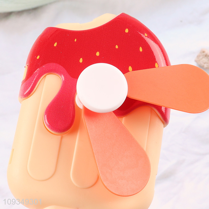 New arrival portable popsicle shape handheld fan