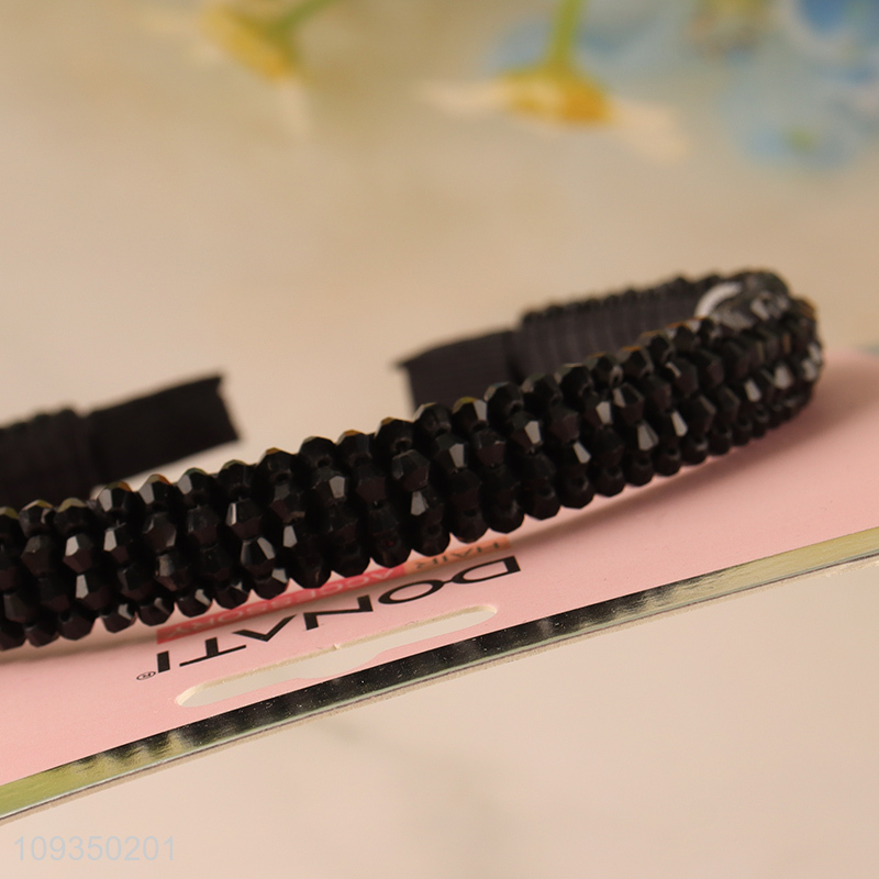 Low price black hair accessories hair hoop for girls