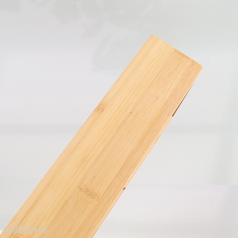 Hot sale bamboo 3compartment storage box with lid
