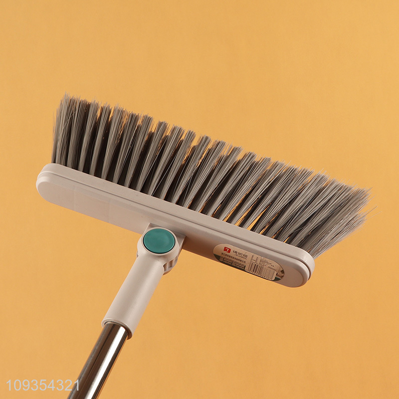 China factory floor cleaner broom with long handle