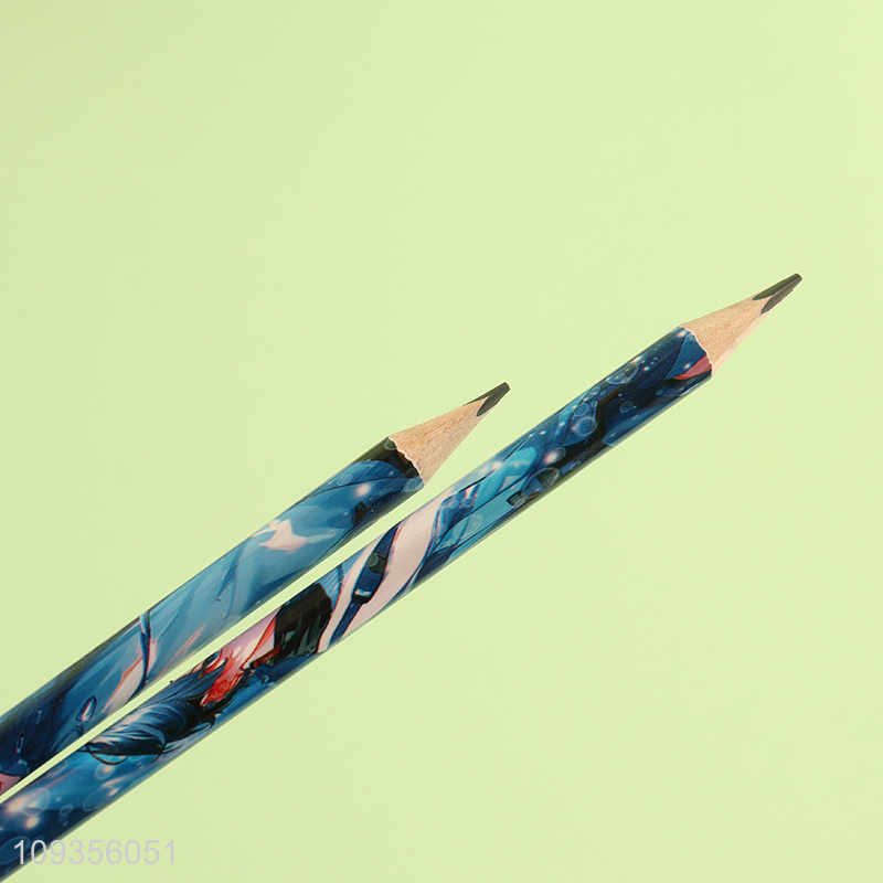 Hot products 12pcs cartoon stationery HB pencils set