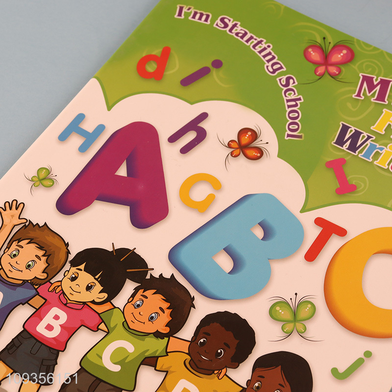 Hot selling 32pages children alphabet learning book