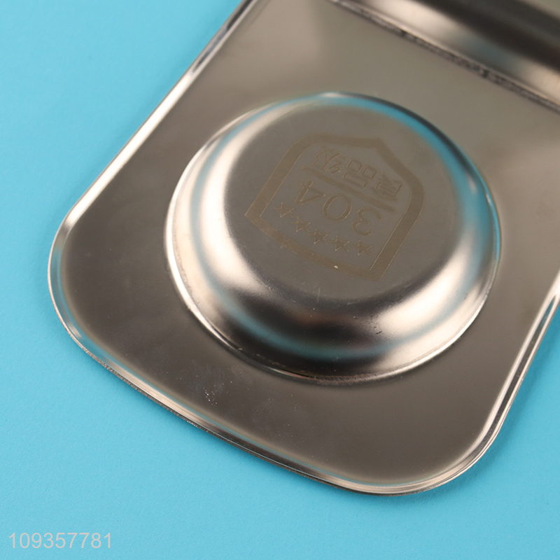 Hot products stainless steel snack plate for sale