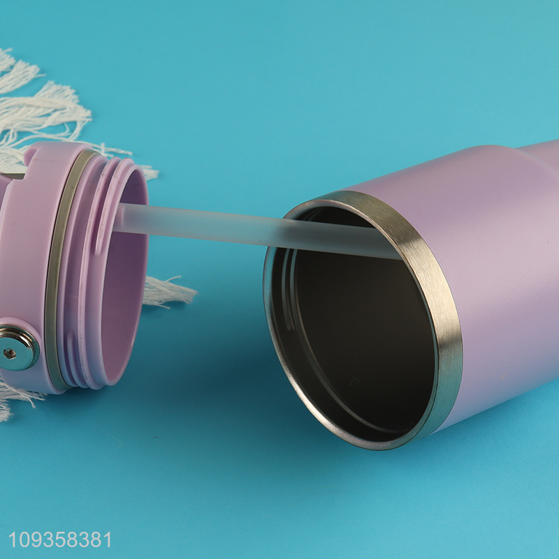 Factory price stainless steel 600ml insulated vacuum bottle