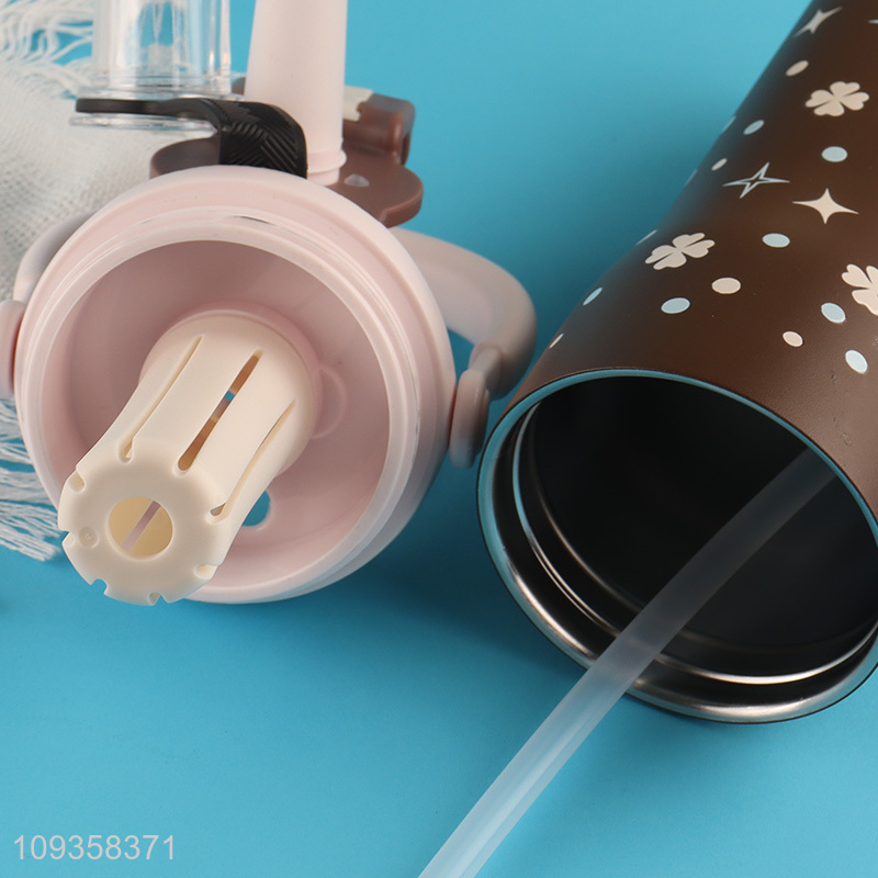 Good sale 800ml insulated vacuum bottle with handle