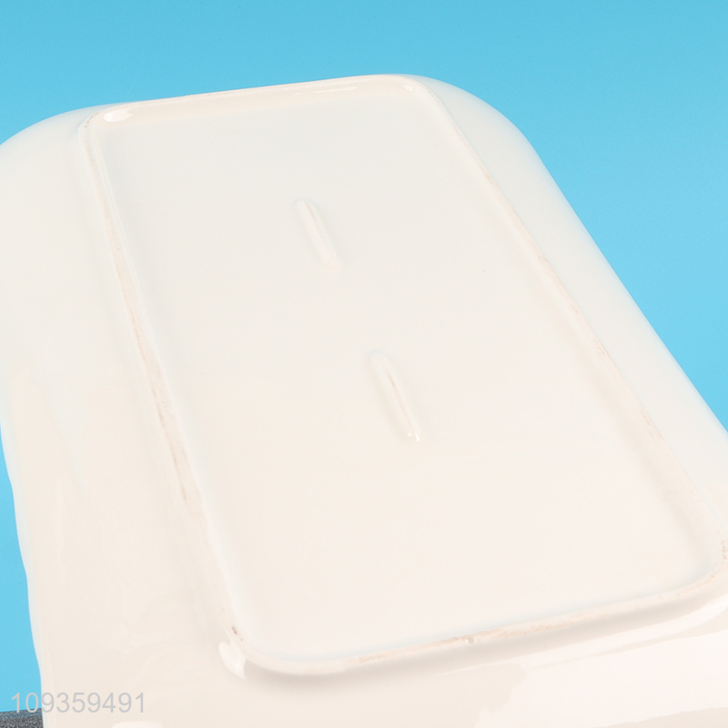 New product 12-inch rectangular plate for home restaurant