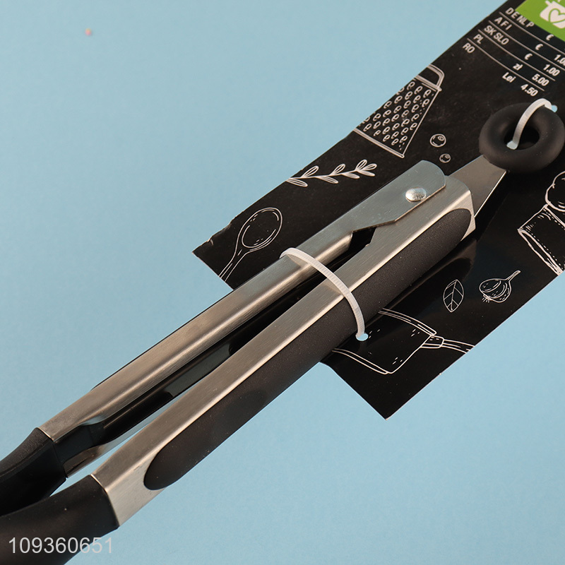 Good quality non-slip food tongs food clips
