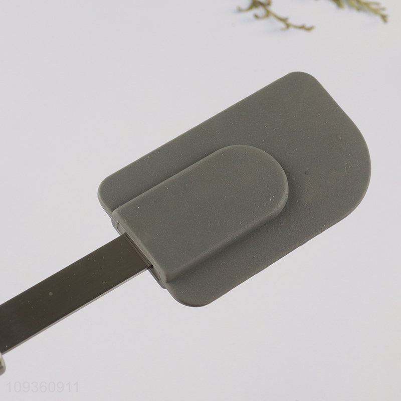 Factory price silicone scraper butter cheese spatula