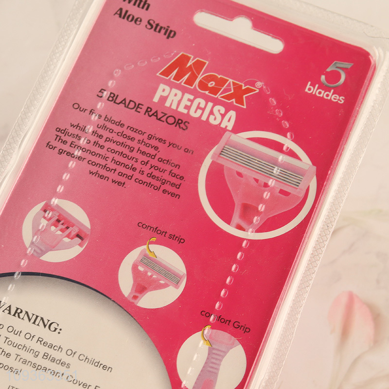 Good sale manual razor women 5blades razor