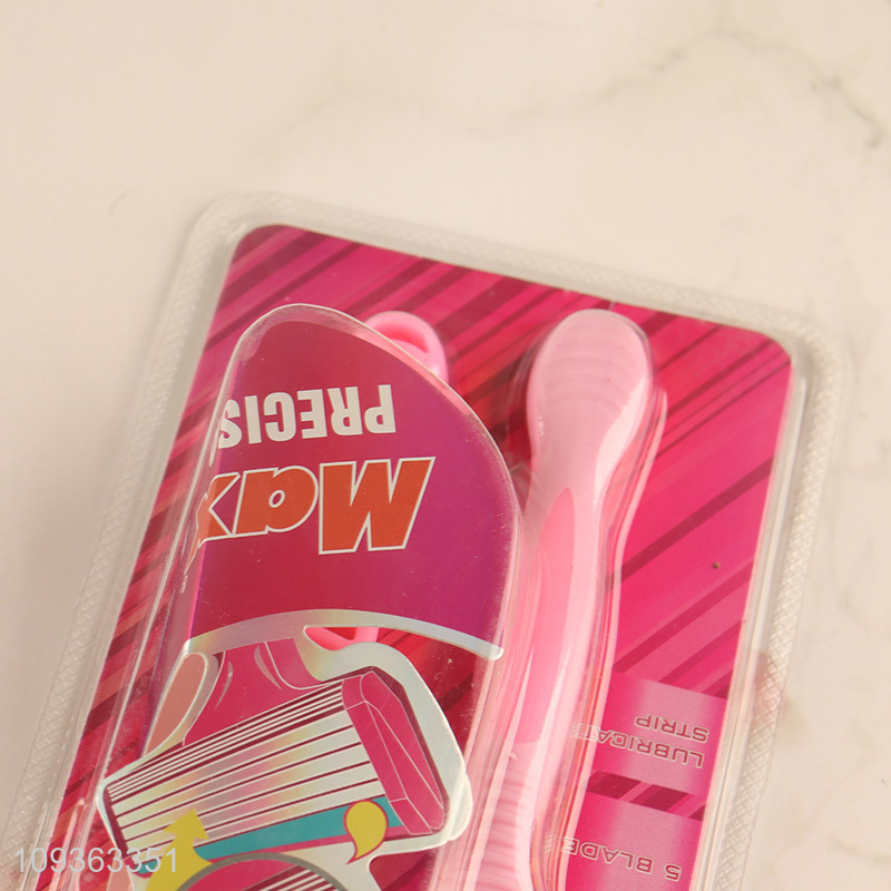 Good sale manual razor women 5blades razor