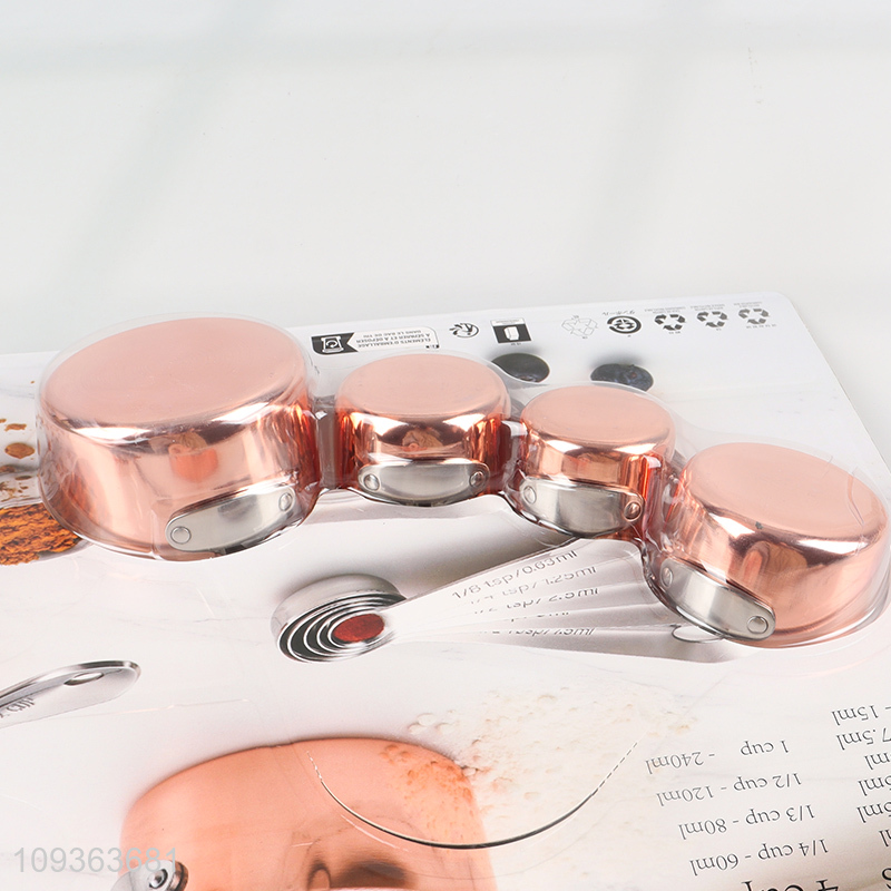 China products 10pcs stainless steel kitchen measuring set