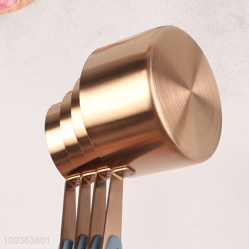 New arrival stainless steel 4-piece measuring spoons set