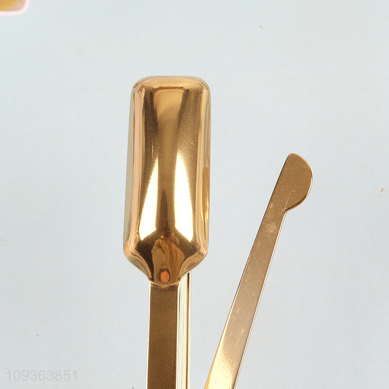 Good selling 10-piece golden measuring spoons set