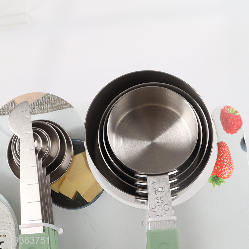 Low price stainless steel 12-piece measuring cups & spoons set