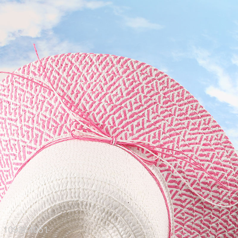 New arrival multicolor straw hat beach hat for outdoor