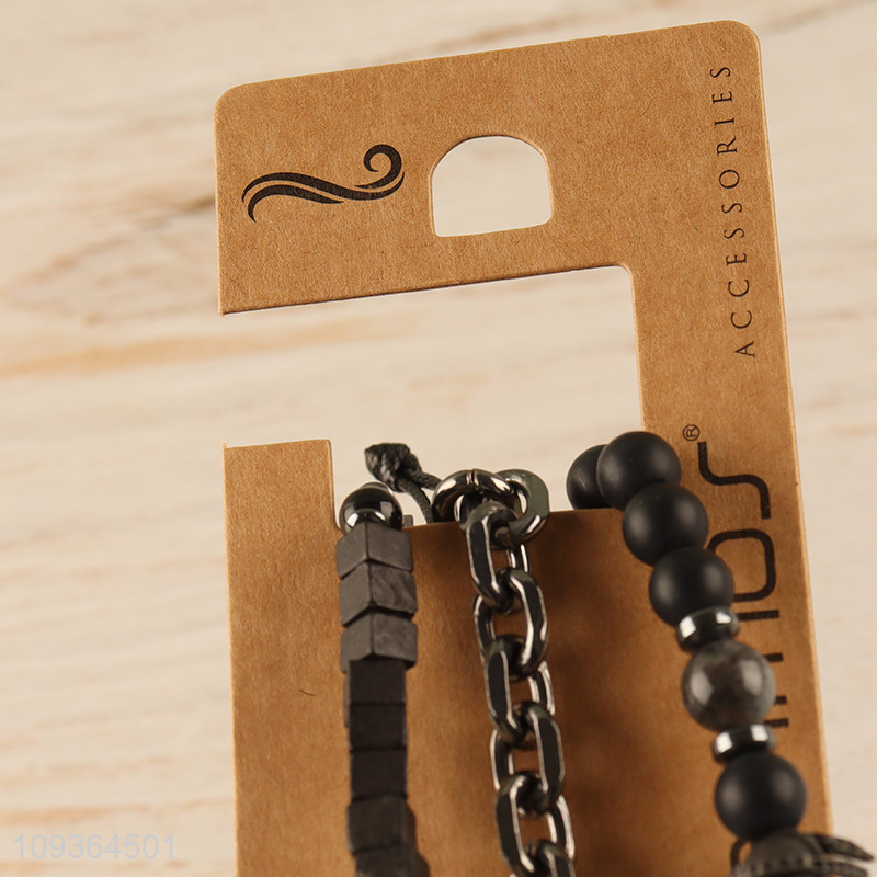 Good price 3pcs fashion jewelry alloy bracelet for gifts