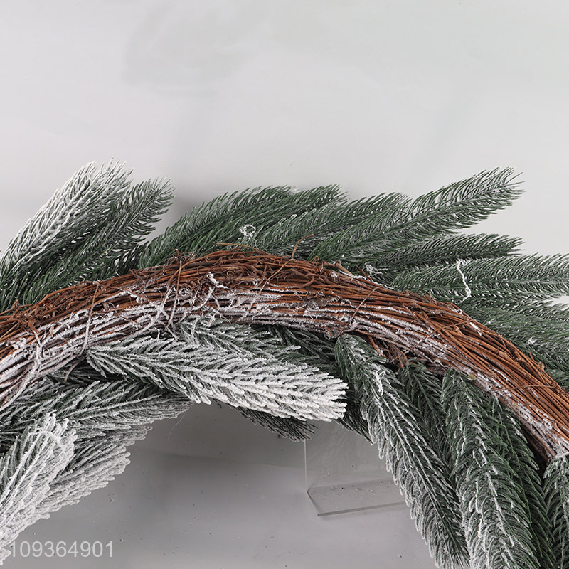 Good quality home decoration hanging Christmas wreath for sale