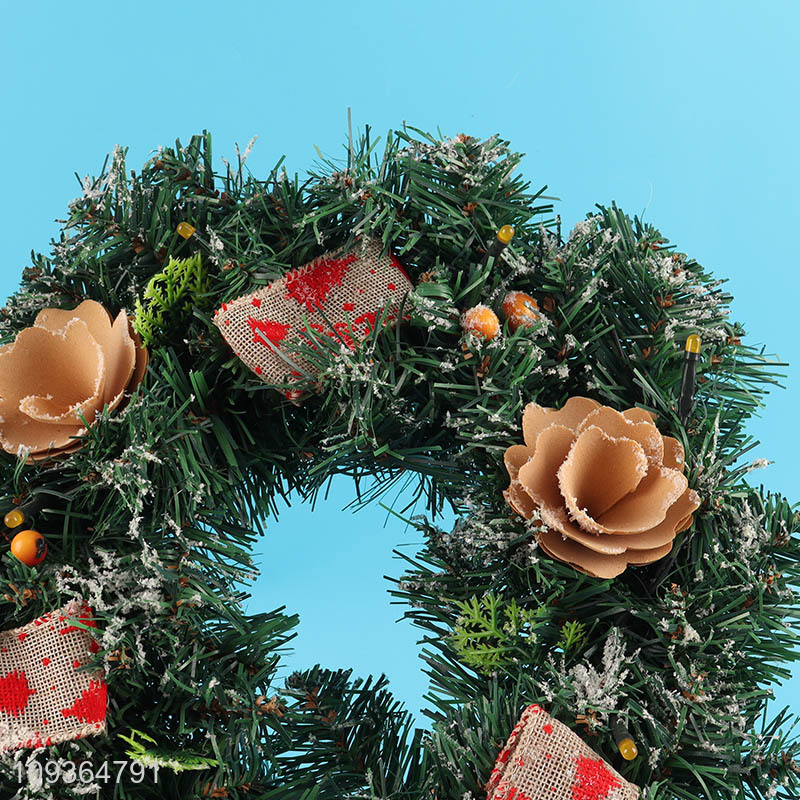Low price Christmas decoration hanging Christmas wreath