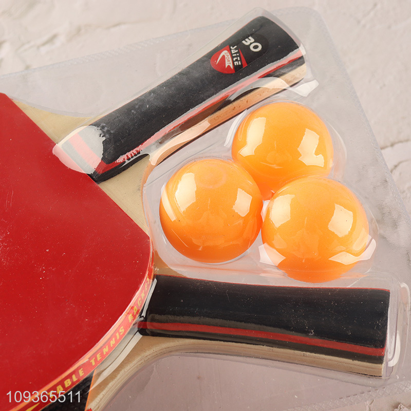 New arrival professional training table tennis racket set