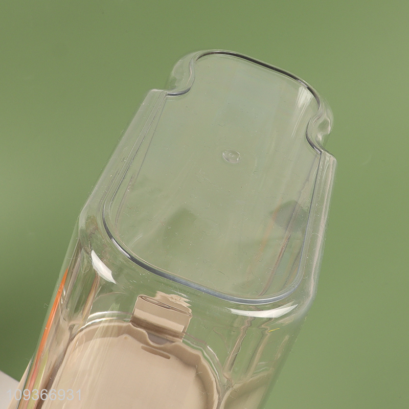 China wholesale clear plastic sealed storage jar with lid