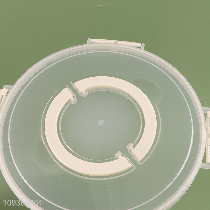 China supplier round food container snack box