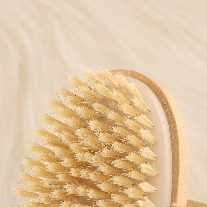 Factory direct sale bamboo dead skin remover bath brush