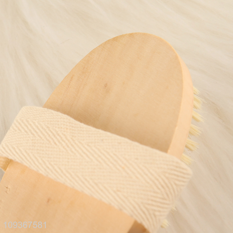 Factory direct sale bamboo dead skin remover bath brush