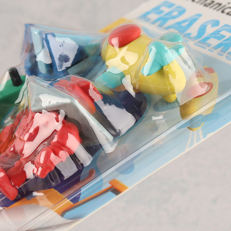 New arrival school students stationery eraser set