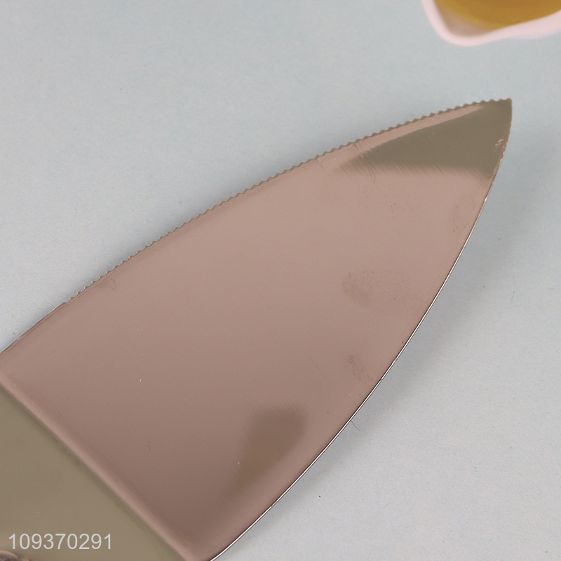 China supplier non-stick stainless steel cheese spatula