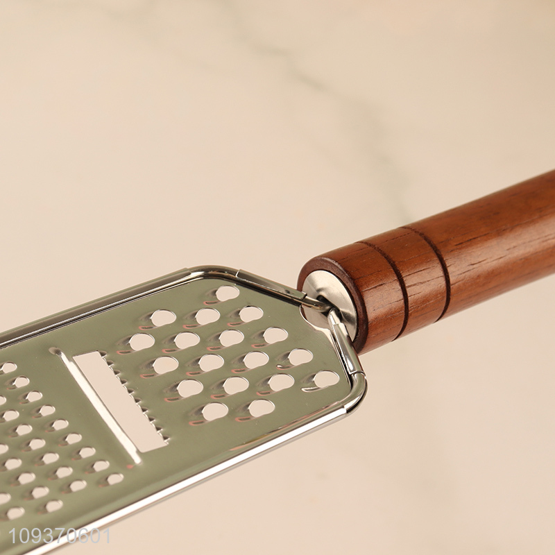 China wholesale wooden handle vegetable grater for kitchen