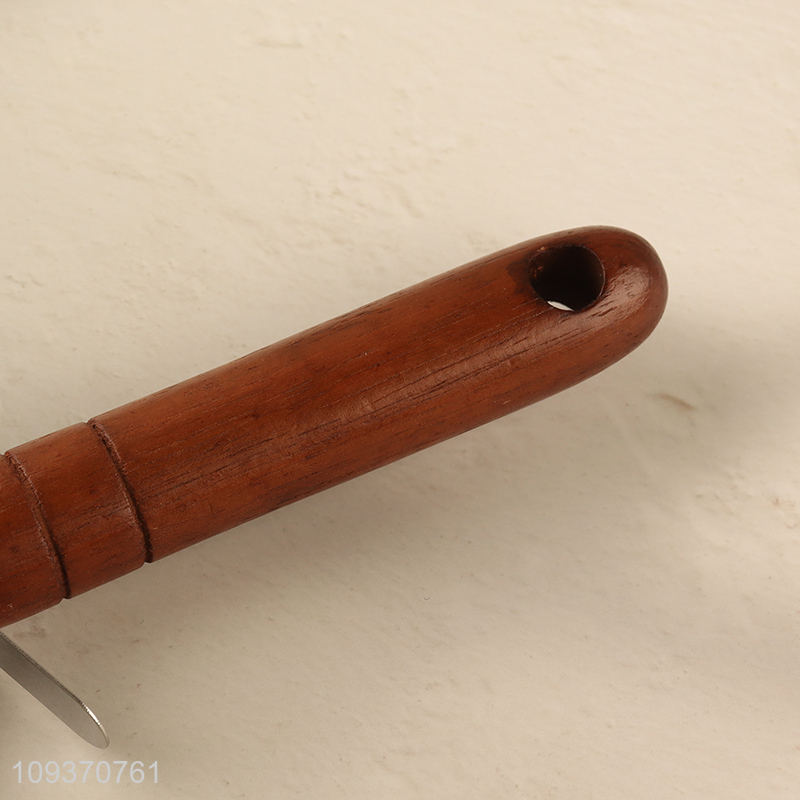 Good price wooden handle pizza wheel pizza cutter