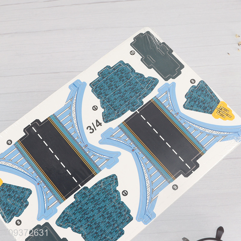 Low price 3d bridge puzzle toys jigsaw toys