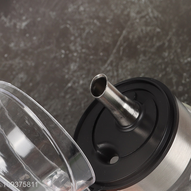 New arrival glass oil pot oil jug with handle