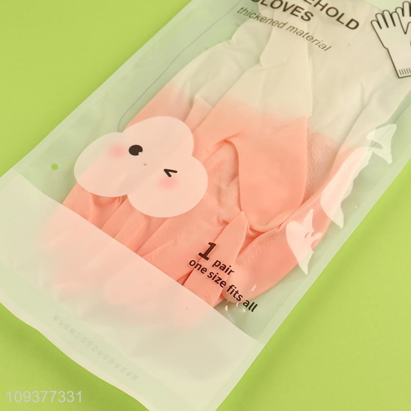 Top quality thickened household gloves cleaning gloves