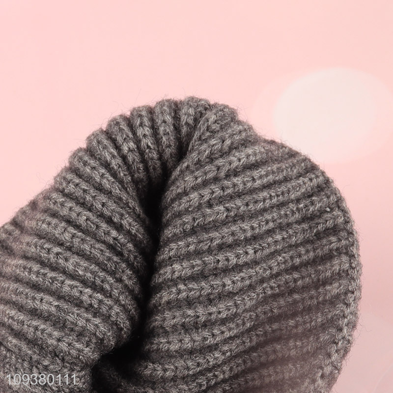 Factory supply fashion winter knitted hat beanies hat