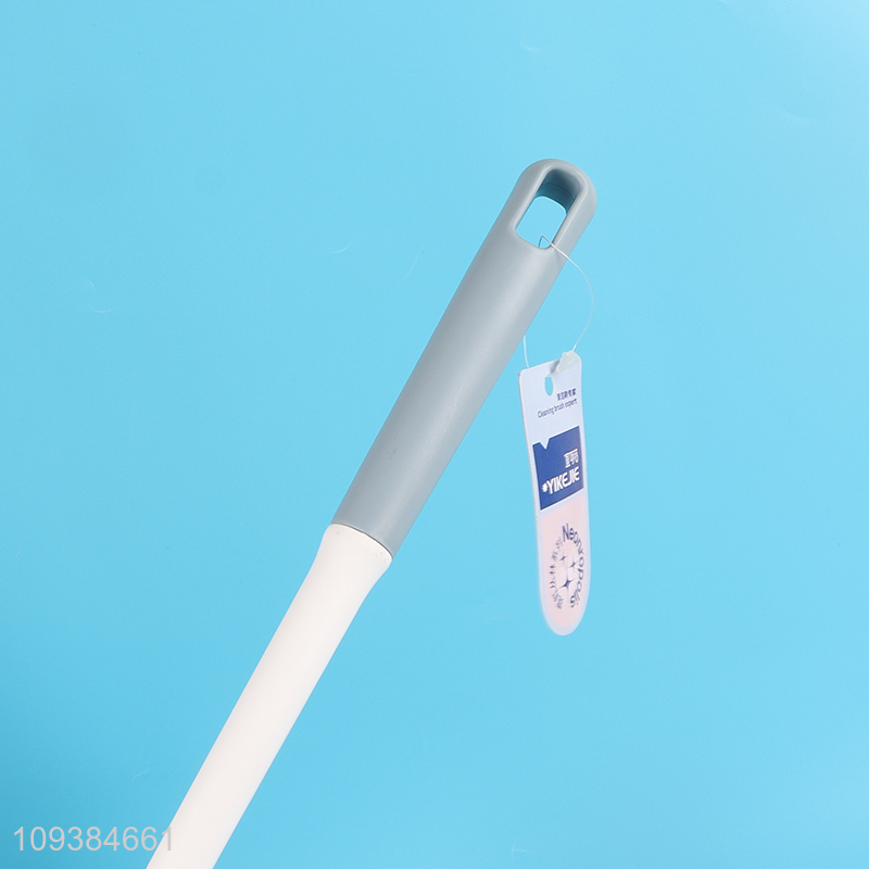 Hot items soft rubber head toilet brush with holder