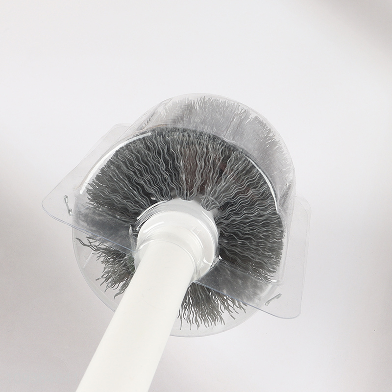 Hot products easy-clean round toilet brush for bathroom