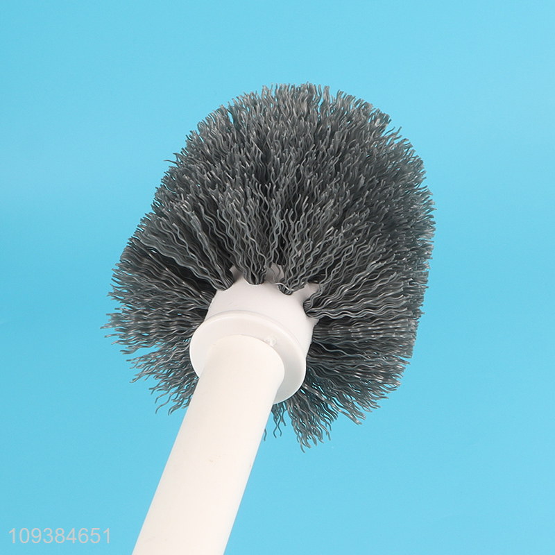 Factory direct sale bathroom round toilet brush with holder