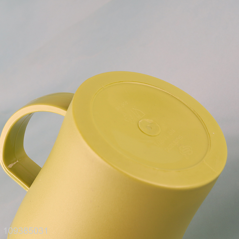 Top selling plastic water cup coffee cup with handle