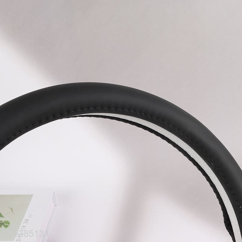 New arrival  breathable pu car steering wheel cover