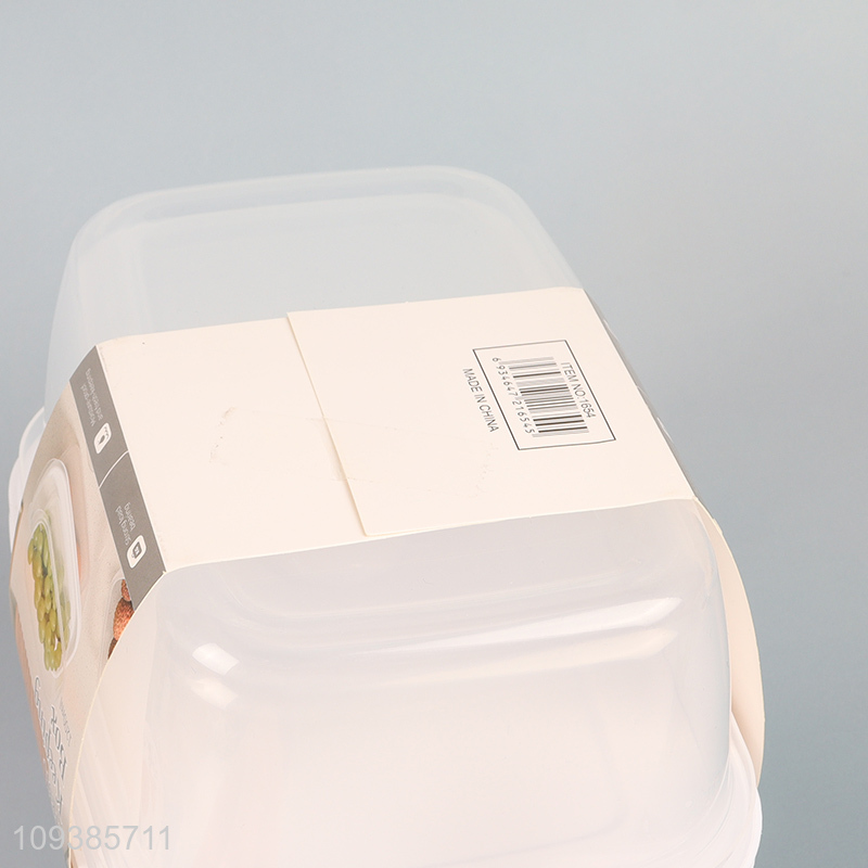 China factory 2pc food container plastic preservation box