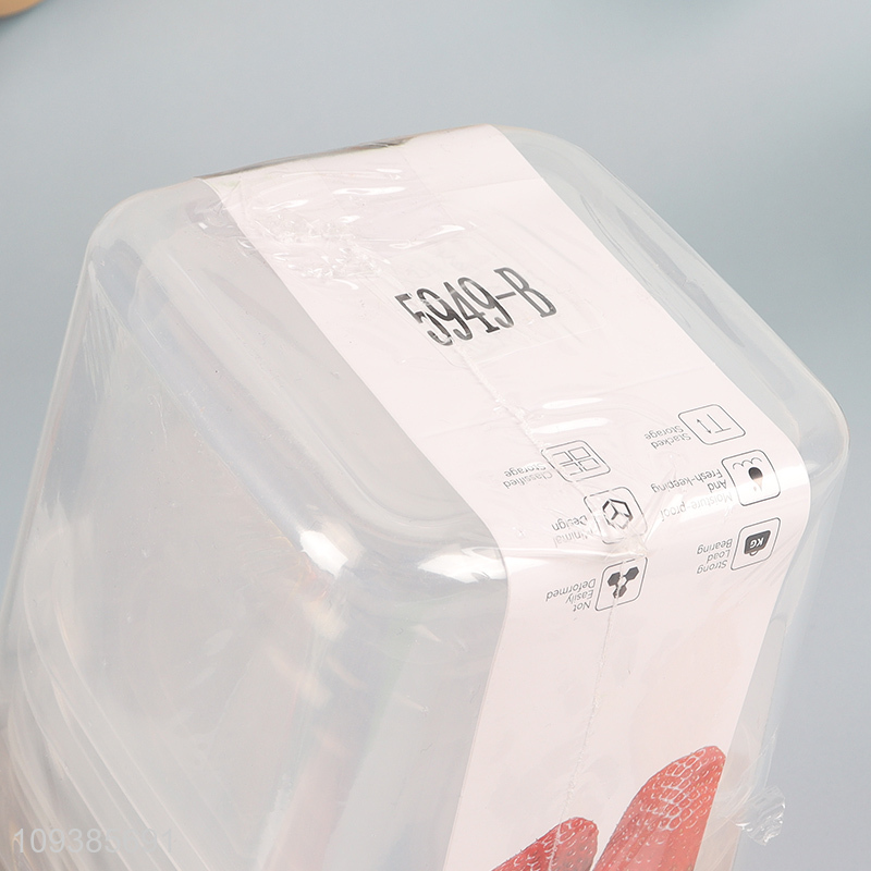 Low price 6-piece food container storage box set