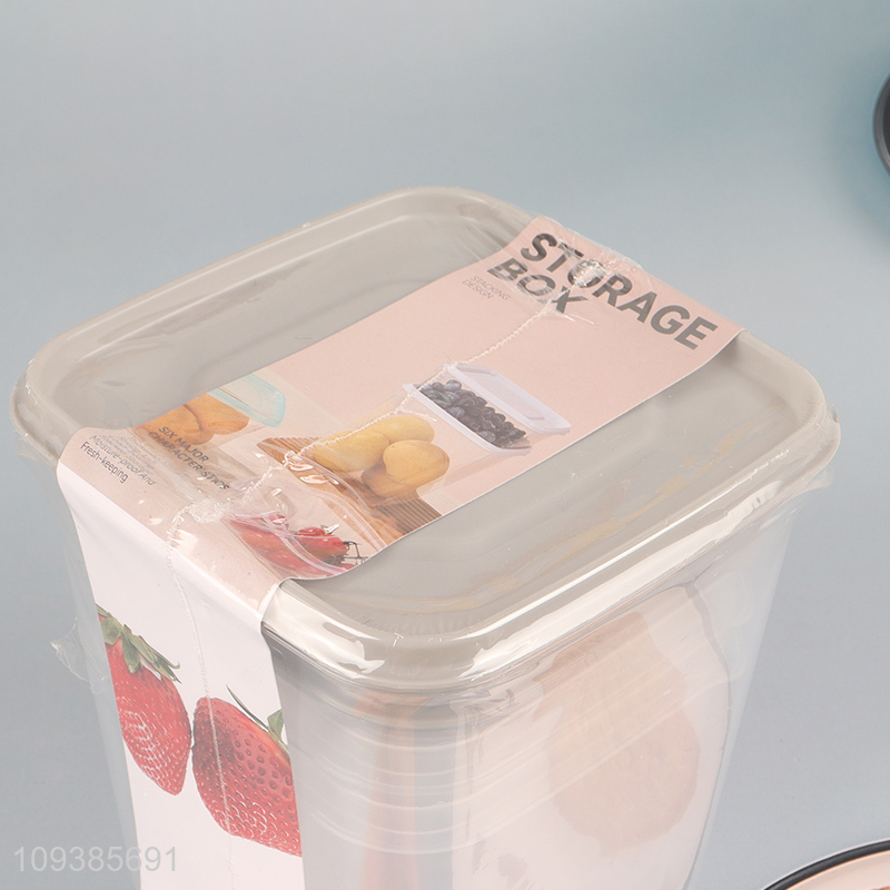 Low price 6-piece food container storage box set
