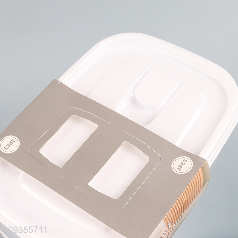 China factory 2pc food container plastic preservation box