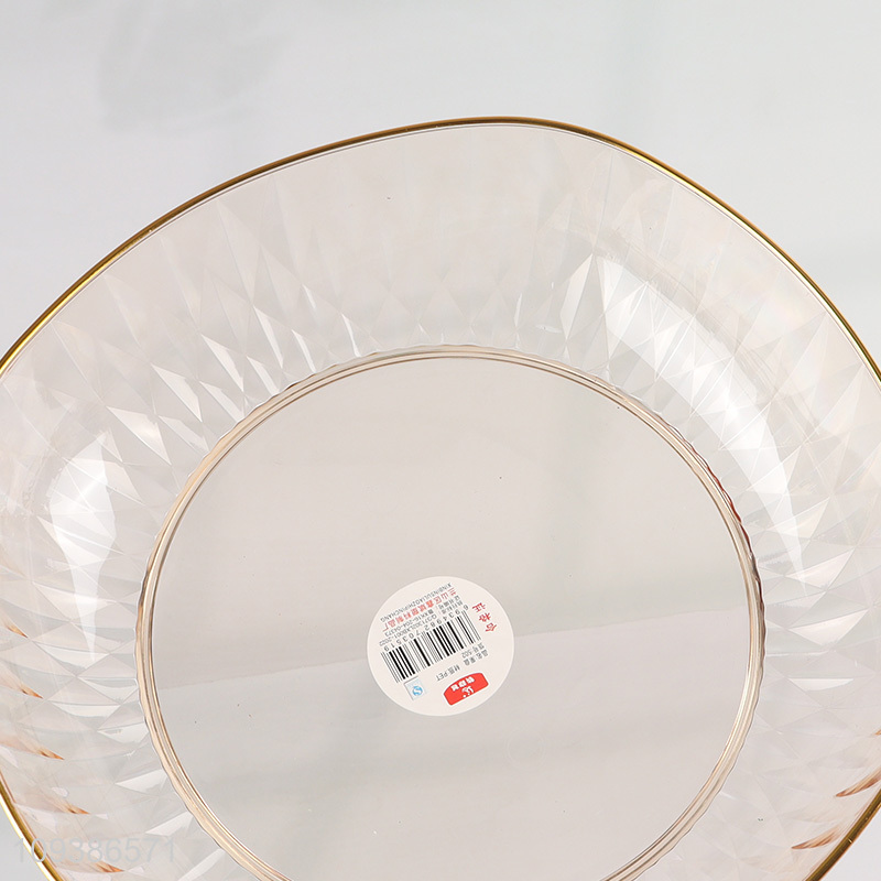 Top selling plastic fruits plate snack plate