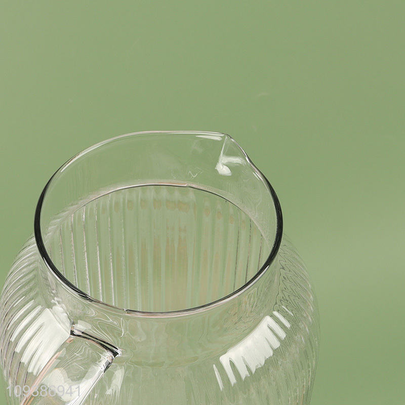 New style clear glass water jug water kettle