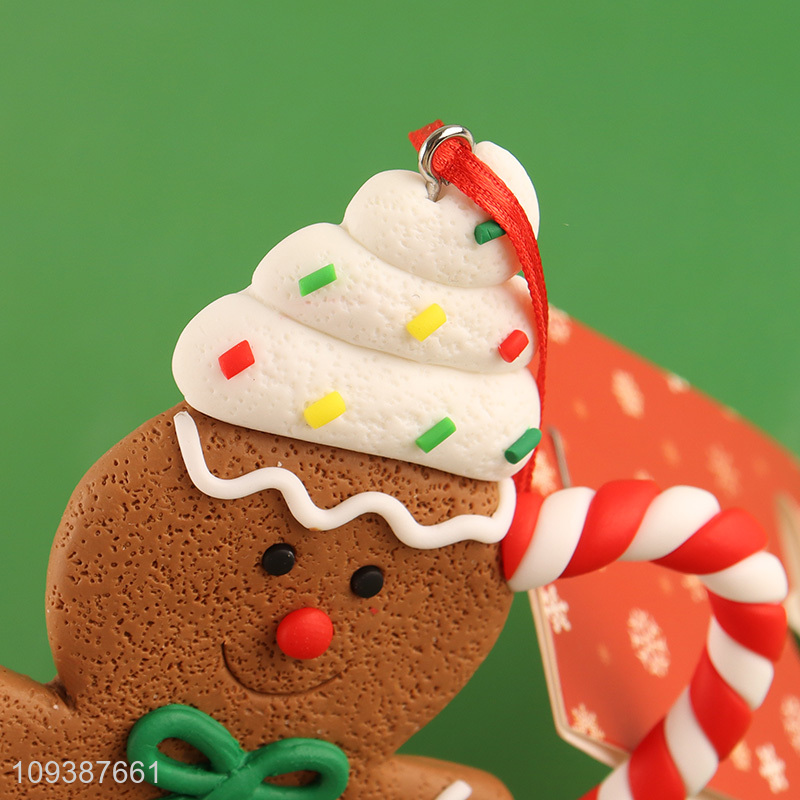 China products gingerbread man Christmas hanging ornament for decoration