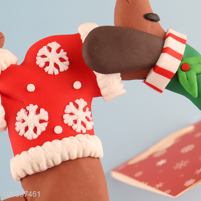 Top sale Christmas decoration sausage dog hanging ornament
